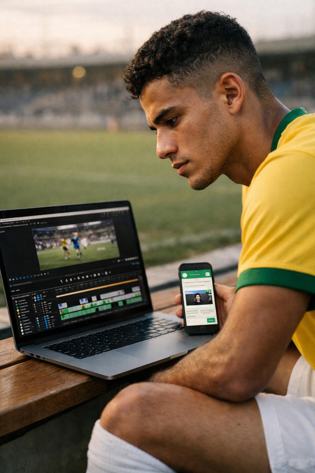 O que clubes europeus analisam no vídeo de jogador brasileiro para conseguir teste em 2026